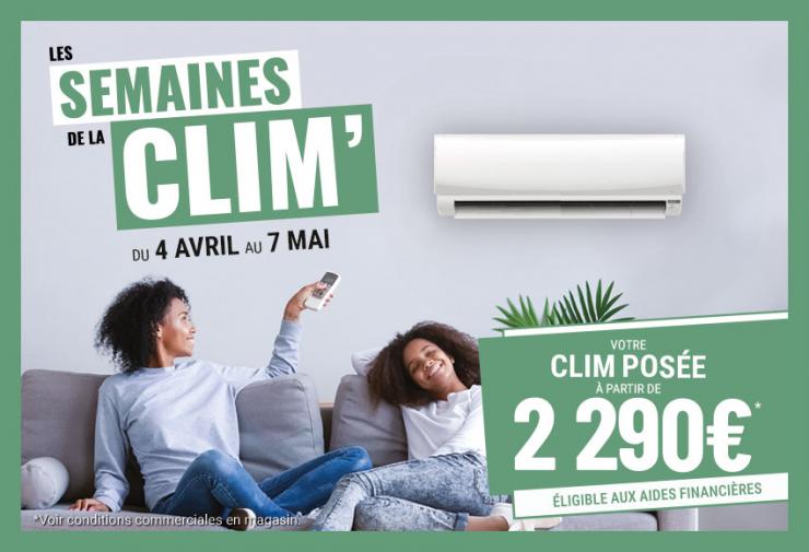 Profitez des Semaines de la Clim' !
